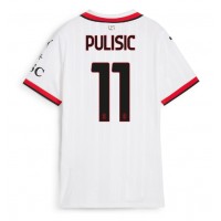 AC Milan Christian Pulisic #11 Bortatröja Kvinnor 2024-25 Korta ärmar